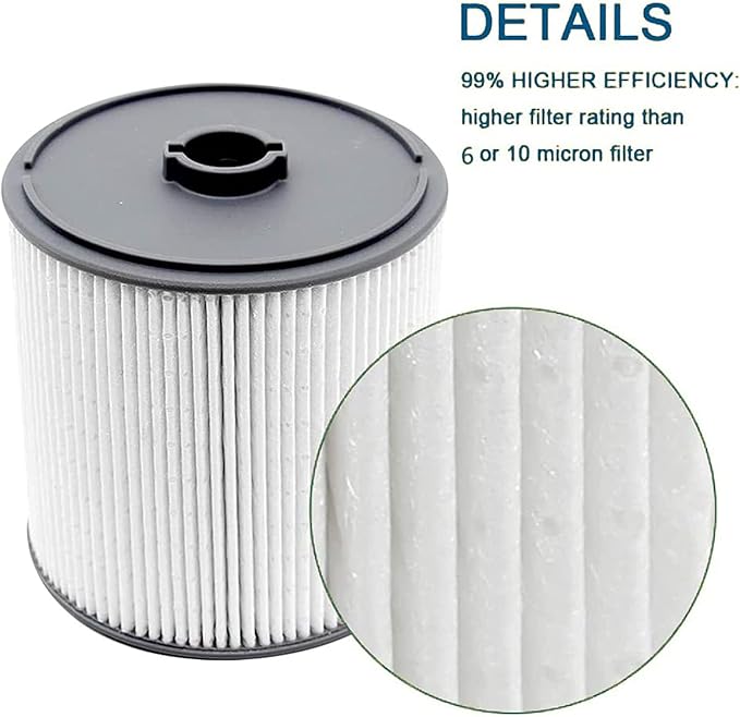 6PCS 68436631AA Fuel Filter Fits for Ram 2500 3500 4500 5500 6.7L 2019-2024 Diesel Engine For Ram 1500 2020-2022 3.0L V6 Eco 2020-2024 Jeep Wrangler Gladiator 3.0L V6 OE# PF46152