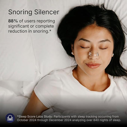 Intake Breathing Magnetic Nasal Strips Starter Kit (15 Count, Clear) - Boost Oxygen Intake, Reduce Snoring, Improve Sleep Quality - Sweat Resistant, Nasal Strips - Extra Strength Snoring Solution