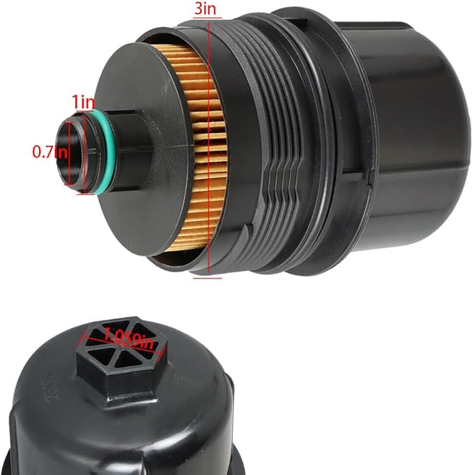 68507598AA Engine Oil Filter For Ram 1500 For Jeep Gladiator Wrangler JL 3.0L OEM Genuine Replacement