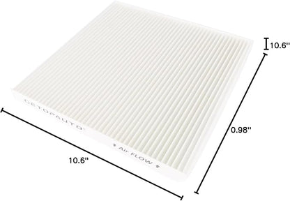 P609422 cabin air filter Compatible with Freightliner Cascadia, Columbia, Century Class,and Coronado Replaces AF26235, PA4857, P609422, wix 24318, abp n10g 91559, CAF24003, PA10181(set of 4)