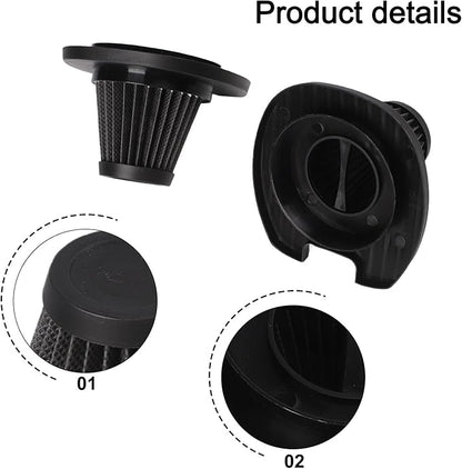 Washable Reusable Vacuum Filters for BLACK for DECKER RC EV1416 3-in-1 Lightweight Corded Upright, Polyester Plastic Foam Replacement Filter Set for Household Dust Reduction, 4 Pieces(4* Filters)