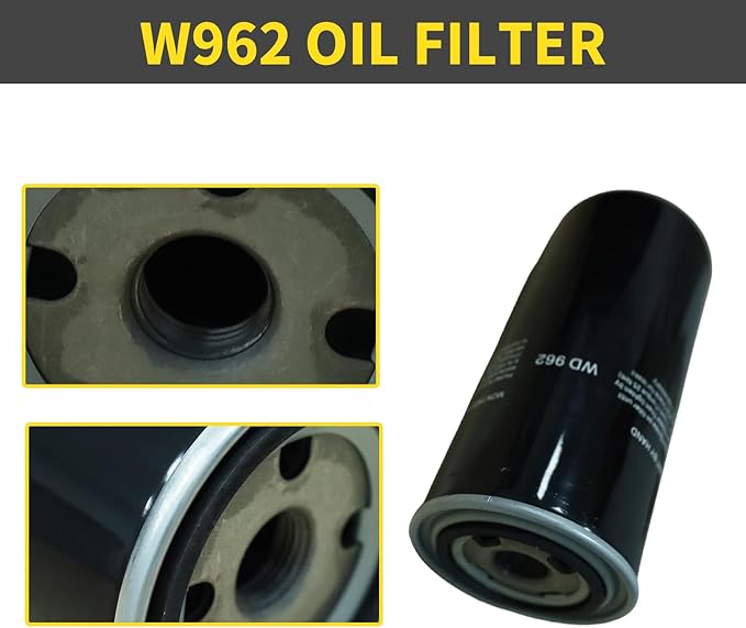 W962 Oil Filter for 25HP-60HP Screw Air Compressor, Industrial Screw Air Compressor System Maintenance Kit