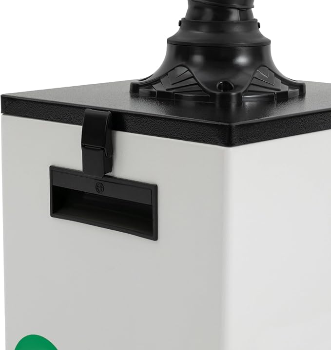 100W Fume Extractor Smoke Purifier,3-Stage HEPA Activated Carbon Filters, Low-Noise,225m³/h Air Flow, Tabletop Adsorption Filtration for Soldering,Smoke, Dust, Particles, Rosin, Hair