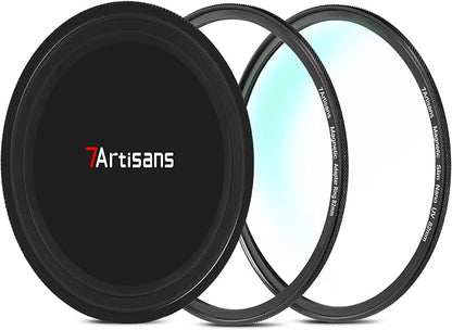 7artisans Nano Magnetic Filter UV Filter ND Light Reduction Filter/CPL Polarization Filter/GND Gradient Filter/Black Mist 1/4 Portrait Photography Filter Suitable for Lens(77mm MRCUV)