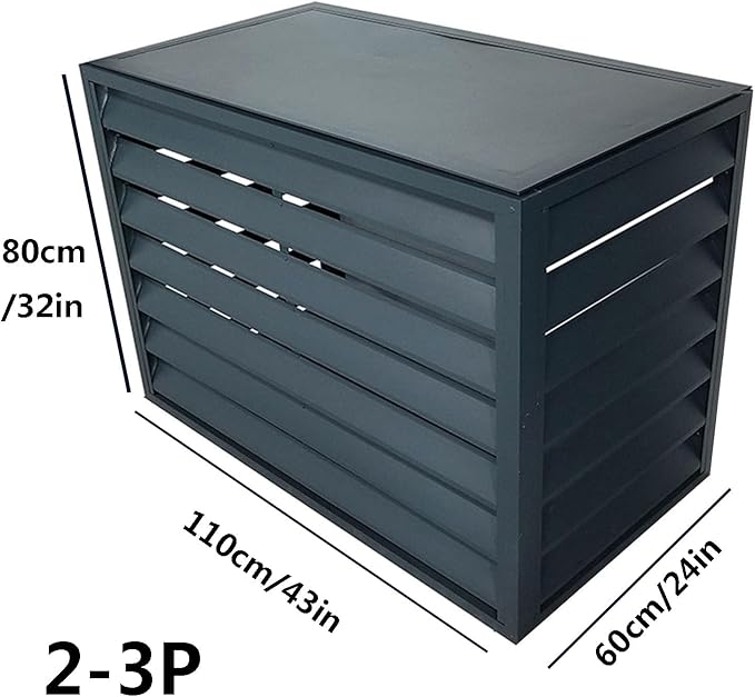 Outdoor air conditioning fence, multifunctional air conditioning privacy screen, outdoor air conditioning hidden protective cover, sturdy and durable,easy to install,suitable for gardens and balconies