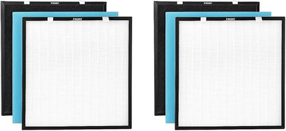 Nispira RFM80 Oran True HEPA/Activated Carbon/Preliminary Filter Set Compatible with Max RFM80 Air Purifier OVHM80. 2 Set