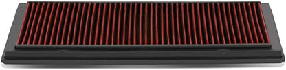 DNA Motoring AFPN-096-RD Clean Air Washable Drop In Panel Air Filter Fit 2.5L [Compatible with 03-06 Subaru Baja SOHC / 99-04 Forester / 99-04 Impreza / 96-04 Legacy 2.2&2.5L / 00-04 Outback]