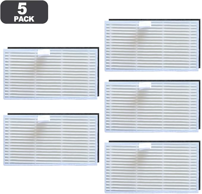 Washable HEPA Filters For Uninell UR3 Robot Vacuum Cleaner, Filter Paper Captures Fine Dust, Sturdy And Long-Lasting, Helps Keep Air Fresh And Floors Hygienic(10 PACK)