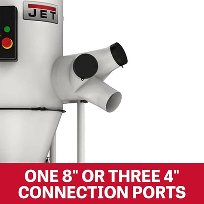 JET Cyclone Dust Collector, 2-Micron Filter, 3 HP, 230V 1Ph (Model JCDC-3)