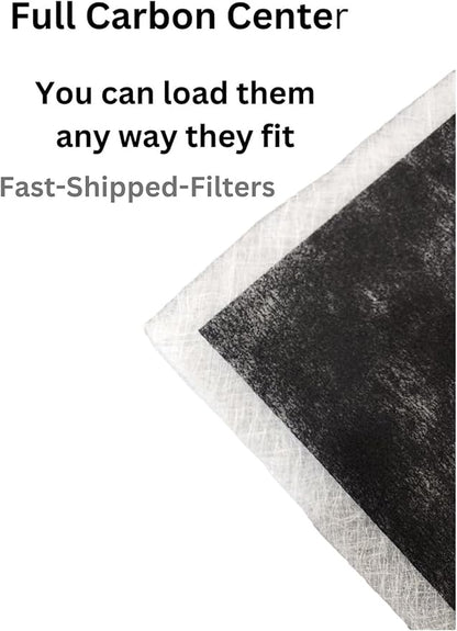 Fast-Shipped-Filters 3 Pack 16x20 Replacement Filter Pads Compatible with MicroPower Guard Air Cleaner 16x20 Refill White
