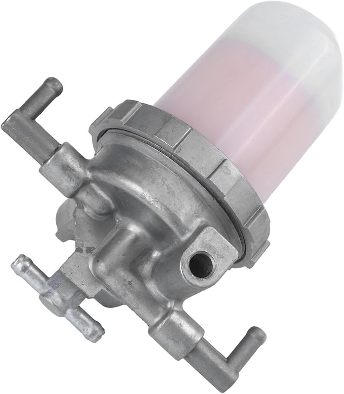 Fuel Filter 4 Pipe System 129100-55621 For Yanmar PC30/35 40/45 50/55 4TNE88-RAG2 With Oil-Water Separation Paper Silver 1 Pack