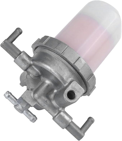 Fuel Filter 4 Pipe System 129100-55621 For Yanmar PC30/35 40/45 50/55 4TNE88-RAG2 With Oil-Water Separation Paper Silver 1 Pack