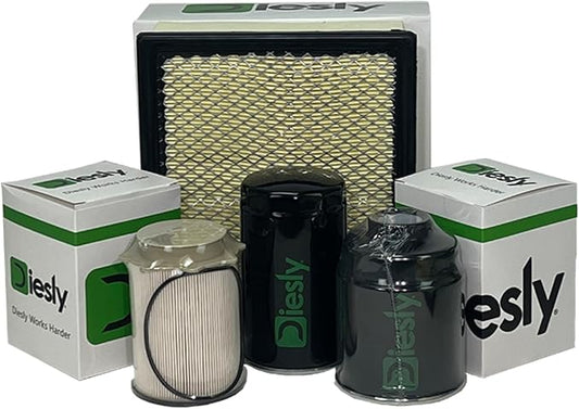 Diesly 6.7L Cummins Diesel Fuel Filter Water Separator Replacement for 2013-2018 RAM Dodge 2500, 3500, 4500, 5500 (Fuel Filter Combo + Oil Filter + Air Filter)