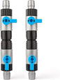 LANDEN Double Tab Connector for Aquarium, Canister Filter Hose Connector, Fish Tank Water Flow Control, Quick Release Valve-16/16X2pcs