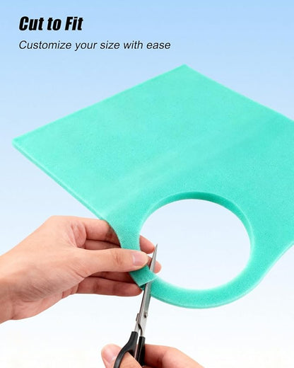 Foam Air Filter Material Sheet Fit for Uni Filter-BF-1 BF1 Filter 12" x 16" x 5/8" Most Motorcycles ATV Scooters Off-Road Motorcycles UTV, Cuttable and Reusable