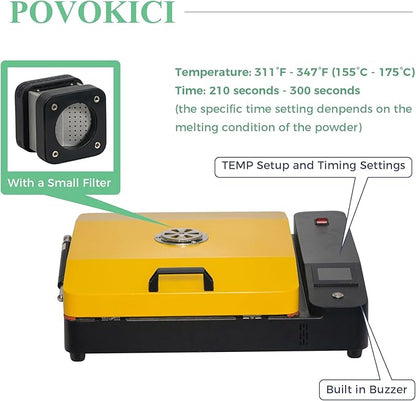 A3 DTF Oven with a Small Filter Direct to Film Transfer Oven 11.8in x 17in With Temperature Control Pro DTF Oven Curing Transfer Film