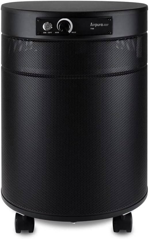 Airpura C700 DLX Air Purifier for Chemicals and Gas Abatement Plus (BLACK)