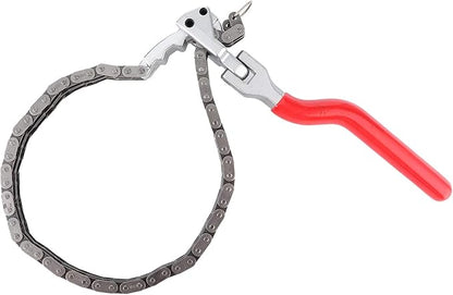 Chain Type Oil Filter Wrench Spanner 13.8in Chain Wrench Oil Filter Removal Tool