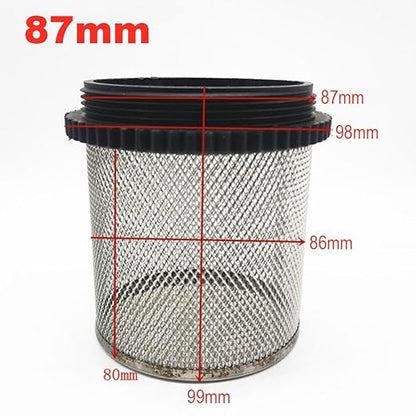 Heavy-Duty Plastic Strainer 1/2 3/4 - Male Inline Filter with Mesh Net for Pond Pumps & Greenhouse Watering(3")