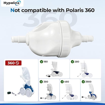Upgraded Polaris G52 Backup Valve Replacement Kit for Polaris Pool Cleaner 280, 180, 380, 480, with High-Strength Gears and Crack-Resistant Case Kit for Polaris Pool Cleaner