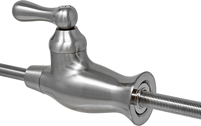 Metpure Non-airgap NSF Certified RO Faucet Reverse Osmosis Drinking Water Filtration System Water Dispenser Spout (Brushed Nickel). Vase Style with Faucet Wrench.