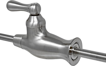 Metpure Non-airgap NSF Certified RO Faucet Reverse Osmosis Drinking Water Filtration System Water Dispenser Spout (Brushed Nickel). Vase Style with Faucet Wrench.