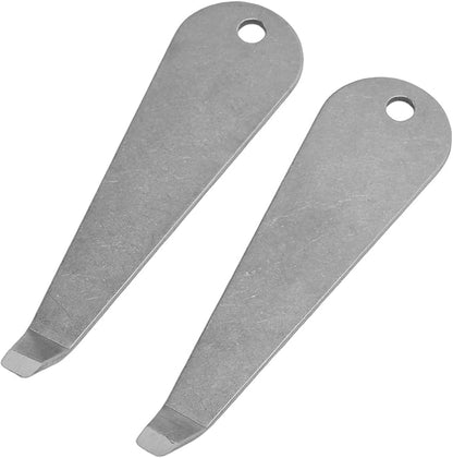 AUNMAS 3pcs Portafilter Basket Pry Removal Tool, Stainless Steel Ergonomic Design Quick Easy Cleaning Filter Basket Remover for Home Coffee Brewing