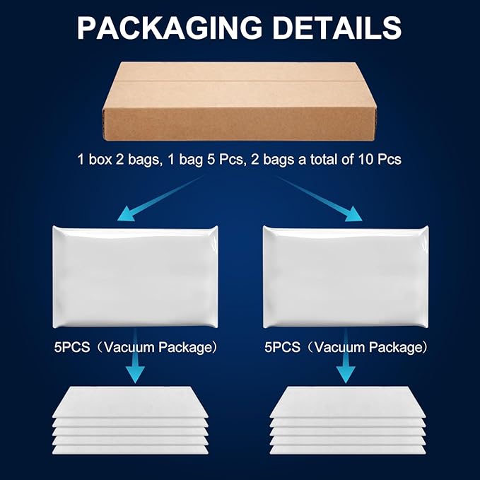 10 PCS Pre-Filter Cotton Replacement for Solder Fume Extractor Soldering Smoke Absorber, Portable Filter Refills Accessories, Layer 1 PM50 Pre-Filter - by TTDMK