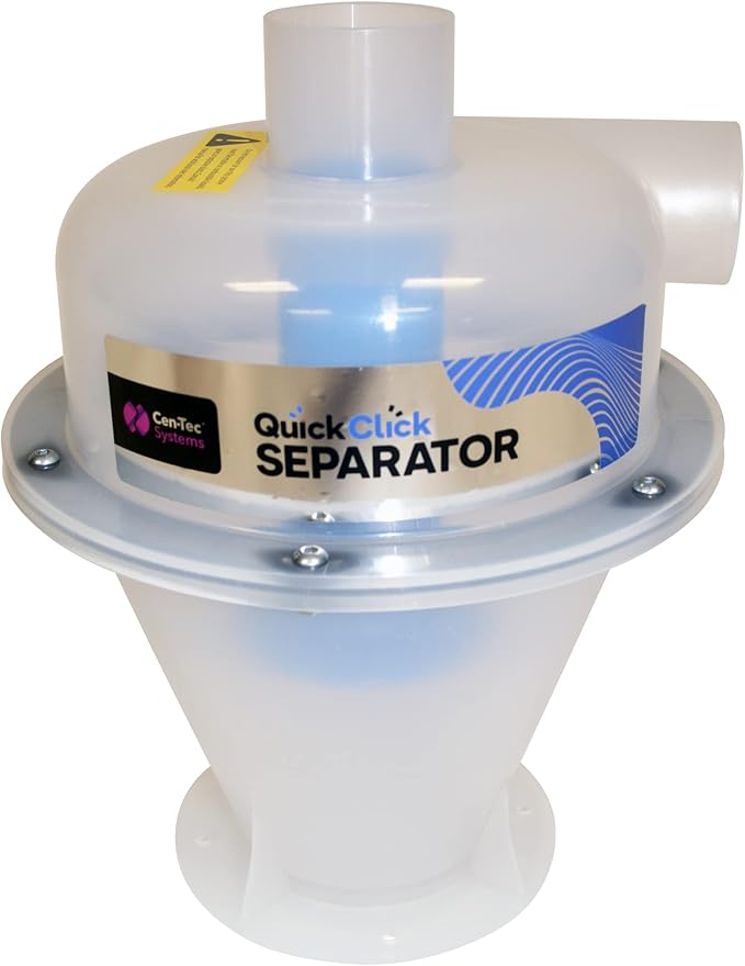 Assembled Quick Click Dust Separator with 5 Gallon Locking Collection Bin