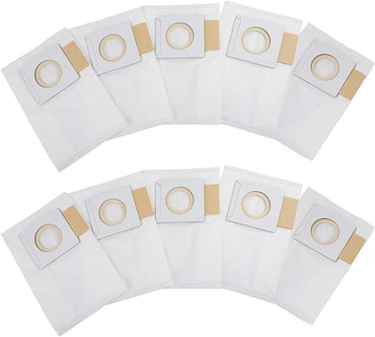 5-Layer Electrostatic Fleece 197903-8 Filter Bags With Rubber Seal For 36V 18V X2 Backpack Vacuum XCV05 XCV09 XCV10 Dust Collection 4-Pack ﻿(10 PACK)