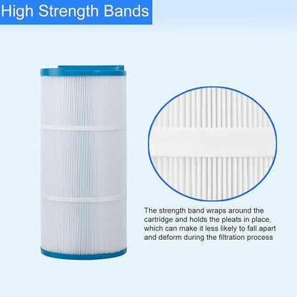 HANXER® C-8325 Spa Filter Cartridge Replacement for Sundance Spa Filter 6540-490, Filbur FC-2790, PSD125U, 817 0050, 03FIL1400, 81254, 125 Sq.Ft. Spa Hot Tub Filter, 1 Pack