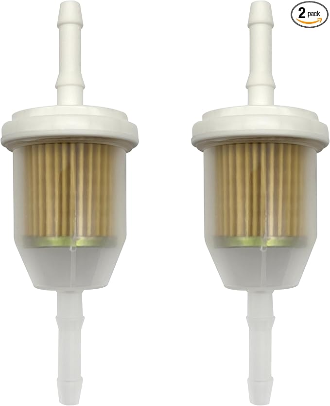 Universal 1/4" 5/16" Inline Fuel Filter AM116304, 25 050 22-S, GY20709 for John Deere Kohler 120-436 71-5960 38666 149-2206-01 21541500 98021