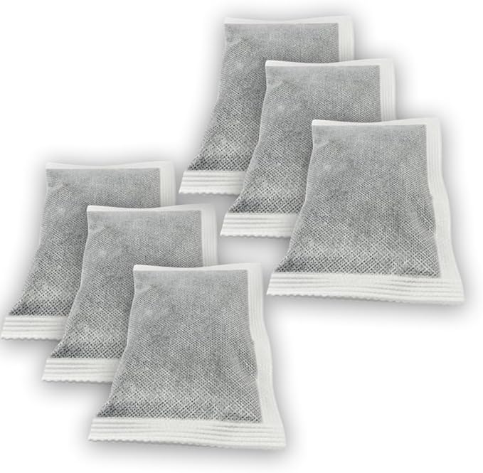Green Piece® Activated Charcoal Air Filters for Odor Removal - Compatible with ITouchless Trash Cans - Not made or sold by iTouchless - Made and sold by Green Piece - Pack of 6