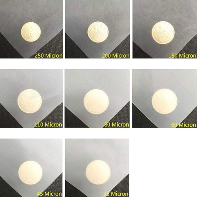 Tong Gu 39 x 78 inch Fine Filter Mesh Nylon Fabric Net Material Water Strain Mesh Size 35-250 Micron (110 micron)