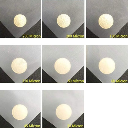 Tong Gu 39 x 78 inch Fine Filter Mesh Nylon Fabric Net Material Water Strain Mesh Size 35-250 Micron (110 micron)