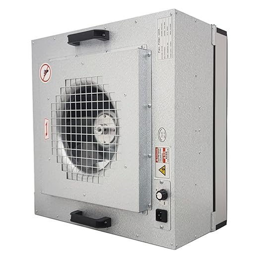 220V Vertical Laminar Dust Free Workshop with HEPA Filter, 23.62"×23.62" Aluminum Air Flow Clean Bench, Multi-Wing Centrifugal Fan, for Phone Repair Workshop, Laboratory Use