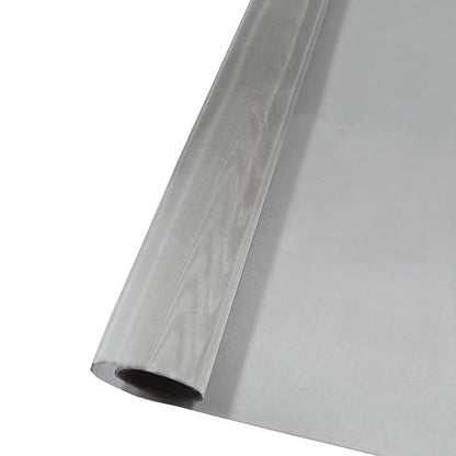 304 Stainless Steel Mesh 120Mesh, 15.7"x47.2"(40x120cm) Metal Mesh Screen, Woven Fine Wire Mesh Easy to Cut for Filter Mesh, Filtration Cloth and DIY Project