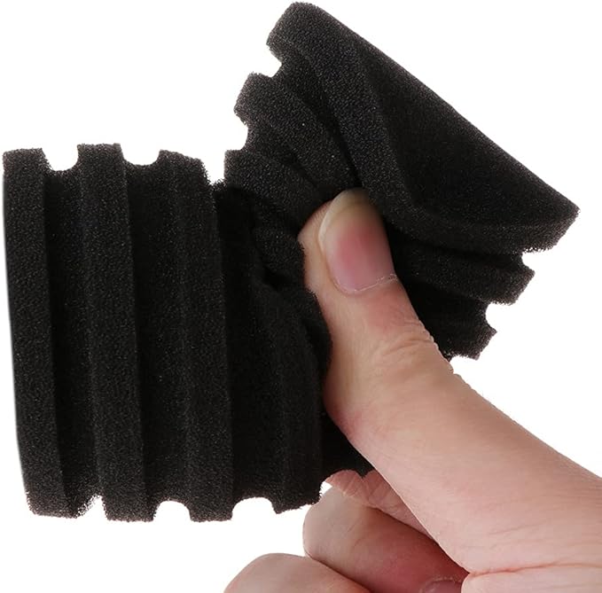 Aquarium Filter Sponge Replacement Media for Biochemical Foam for Water and Salt-Water Fish for Tan Cut to Fit Block Coarse Cover Pad