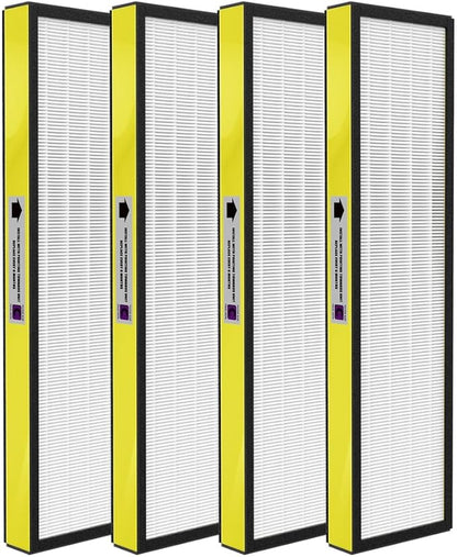 4-Pack True FLT5000 FLT5250PT FLT5111 Replacement Filter C, Compatible with G-Guardian Purifier AC5000, AC5000E, AC5250PT, AC5350B, AC5350BCA, AC5350W, AC5300B, CDAP5500B, AP2800CA