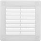 Vent Systems 3" x 3" (Opening Dimensions) Black Plastic Soffit Vent Cover - Durable Flat Square Air Vent Grille with Mesh Screen - Weather Resistant Ventilation Grill Wall & Ceiling Indoor & Outdoor