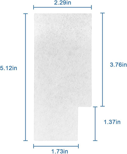 Vacuum Replacement Filter Pad for Hoover Windtunnel Vacuums, Compatible with EnviroCare 245 Premium Replacement Secondary Filter - 4 Pack