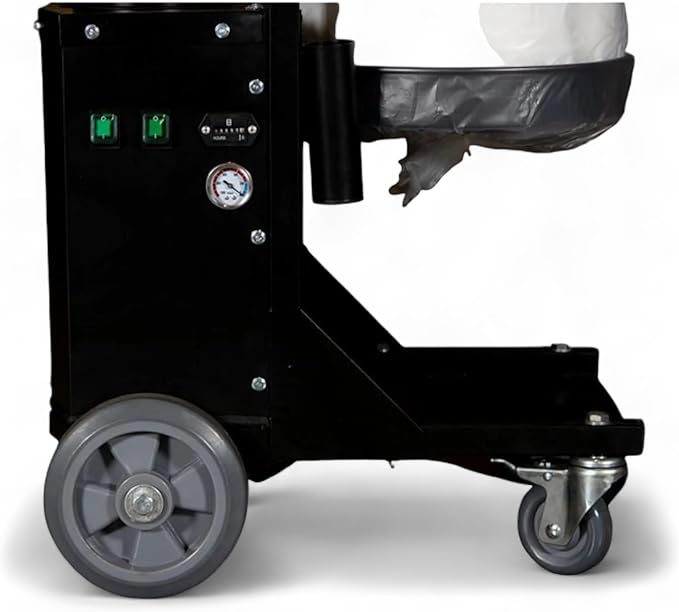 HOC BARTELL HD2 Two-Motor HEPA DUST Collector + Reverse-AIR Jet-Pulse Filter Cleaning System - North American Made!