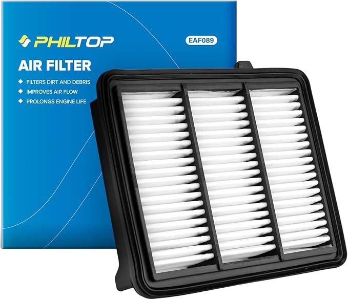 PHILTOP Engine Air Filter CA12290 Replacement for 2018-2022 Honda Accord, Rigid Panel