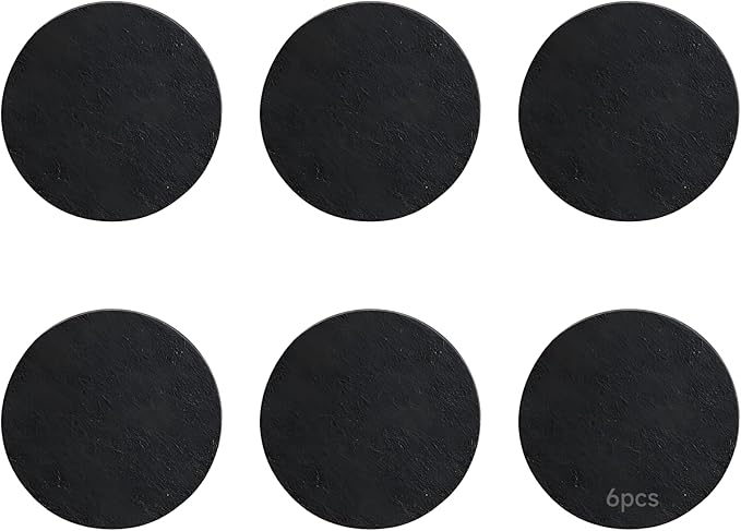 12 Pcs Activated Carbon Filters For Trash Can, Odor Absorbing Replacement Cartridges, 0.2 In / 0.5 Cm, For Compost Bucket And Litter Box
