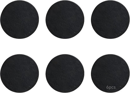 12 Pcs Activated Carbon Filters For Trash Can, Odor Absorbing Replacement Cartridges, 0.2 In / 0.5 Cm, For Compost Bucket And Litter Box