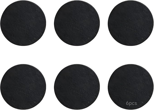 12 Pcs Activated Carbon Filters For Trash Can, Odor Absorbing Replacement Cartridges, 0.2 In / 0.5 Cm, For Compost Bucket And Litter Box