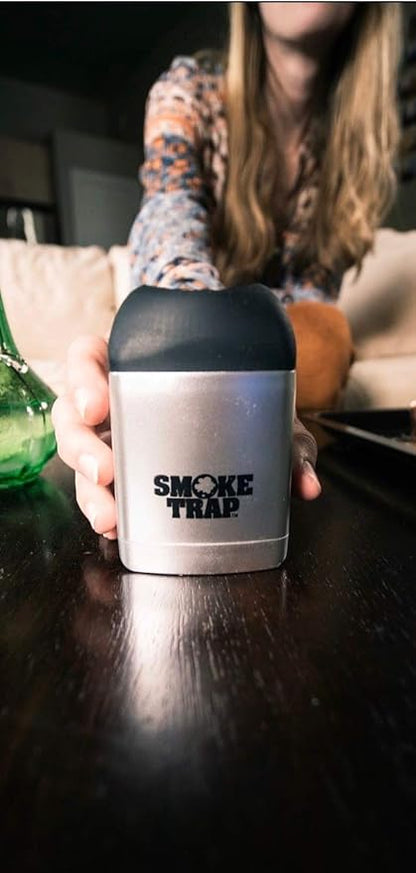 Smoke Trap 2.0 - Personal Air Filter (Sploof) - Smoke Filter with Replaceable Filter - 300+ Uses (Silver)