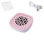 Mini Nail Dust Collector & Extractor Fan - Low Noise Portable Vacuum for Nail Drilling and Polishing, Compact Design with Magnetic Filter Cover for Home Salon (PINK)