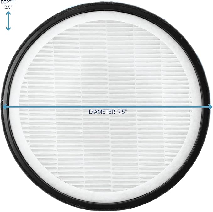 Filter Bros LV-H132-RF High Efficiency Activated Carbon Replacement Filter Fits LEVOIT H132