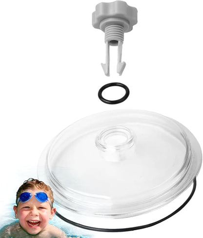 Pool Leaf Trap Cover Lid – Sand Filter Replacement Kit | Leaf Catcher Filtration Cap for Specific Model Pumps Repair Part Not Compatible with 14 or 16 Inch Equipment Pool Cleaning Accessory